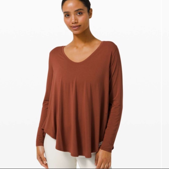 Lululemon 2021 Up for Down Time Long Sleeve
Dark Terracotta